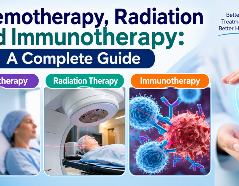 chemotherapy, radiation and immunotherapy