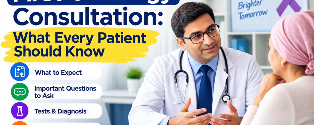first oncology consultation